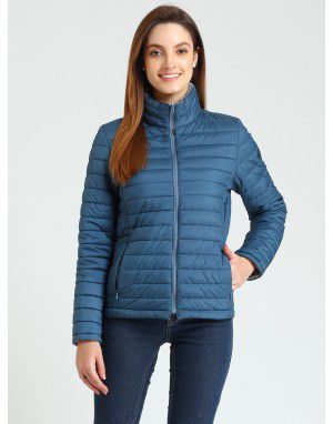 	Women Quilted Reversible Jacket Teal